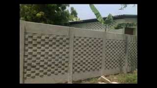 Precast compound wall [upl. by Hsiwhem]