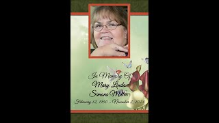 1172024  Celebration of Life Service For Mary Linda Simons Miller [upl. by Ahsircal]