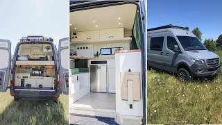 UNIQUE ADVENTURE VAN CONVERSION with REVOLUTIONARY AirCon MODULAR Kitchen amp EXTENDING Bed [upl. by Mayman714]