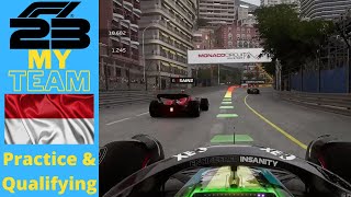 F1 23 My Team S2EP21 Monaco  Practice amp Qualifying [upl. by Eniretak]