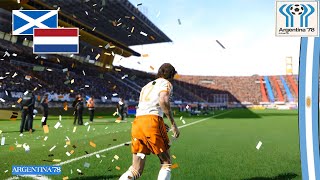 Escocia vs Holanda  1978 FIFA World Cup  Primera Fase [upl. by Gerg737]