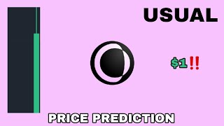 USUAL COIN TO THE MOON‼️ USUAL PRICE PREDICTION 1 IS REAL‼️ NEW BINANCE LISTING USUAL CRYPTO [upl. by Raynata]