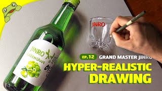 Watching it without realizing time past  HyperRealistic Drawing  Grand Master JINRO EP12 [upl. by Magdalen]