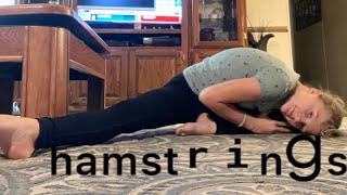 Hamstring stretch [upl. by Mehitable]