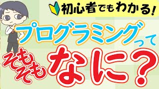 プログラミングとは？そもそもなに？【IT 入門 初心者講座】【プログラム知識ゼロでOK】 [upl. by Ardnac]