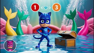 Catboy Has A Girlfriend But She Is A Mermaid  Catboys Life Story  Pj Masks 2D Animation [upl. by Irvin]