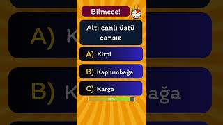 Altı canlı üstü cansız Bil Bakalım Nedir Bilmece  Bilmeceler [upl. by Nosreffej731]