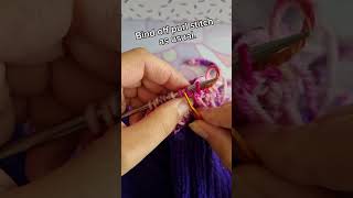 How to adapt an Italian sewn bind off for twisted rib knitting knittingtutorial knittingtips [upl. by Porush776]