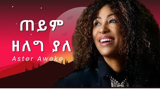 Aster Aweke Instrumental Cover Teyim Zeleg yale  Ethiopian Song [upl. by Aeikan]