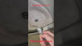 2004 Toyota Tacoma door panel removal with manual windows autorestyler doorpanel popit [upl. by Grati536]