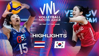 🇹🇭 THA vs 🇰🇷 KOR  Highlights  Week 1  Womens VNL 2024 [upl. by Eelyah876]