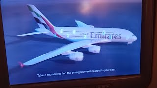 Emirates Airbus A380800 Inflight Safety Video 2024 Version [upl. by Nedla]