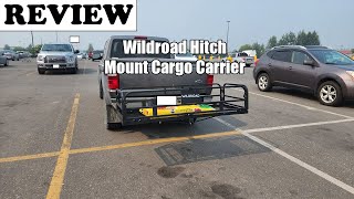 Wildroad Hitch Mount Cargo Carrier  Review 2023 [upl. by Airelav620]