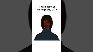 portrait drawing challenge Day 230 howtodraw digitalart [upl. by Meijer]