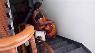 Aarding Stairlift for 2 Floors From Handicare Installation at Hyderabad [upl. by Ahselef490]