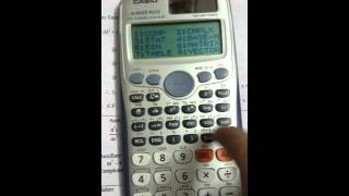 How to do auxiliary equationequation in casio fx991ES plus calculator quick steps [upl. by Nilknarf]