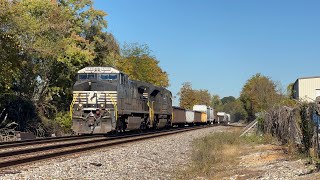 NS AC44C6M 4749 Leads Shuttle T4120 on 102024 [upl. by Aihcela608]