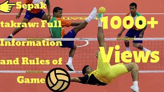 Sepak Takraw Rules  Full Information And Rules of the Game  Traveling Over [upl. by Ladin]