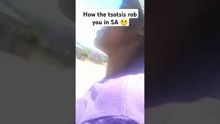 How the Tsotsis rob you in South Africa 🇿🇦 🤔skits commedyvideo commed [upl. by Joellen]