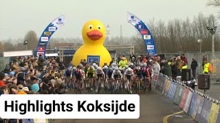 Highlights Cyclocross Koksijde 2024  Men [upl. by Idyh]