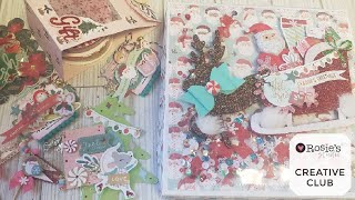 Christmas Embellisments Share🎅💚❤🤶rosiesstudio rosiescreativeclub [upl. by Cornelia823]