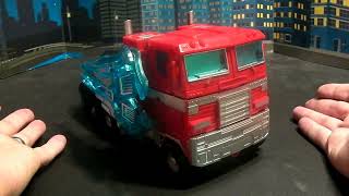 Transformers Deformation Commander Optimus Prime KO Knock off [upl. by Ecirad]