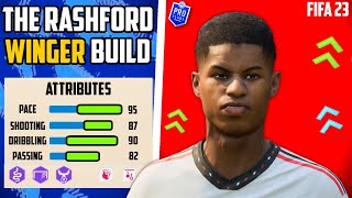 FIFA 23 PRO CLUBS  THE FAST SKILLFUL WINGER BUILD ⚡⚡ RASHFORD RECREATION BUILDVIRTUAL PRO [upl. by Magdalena]