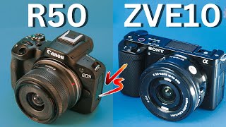 Sony ZV E10 vs Canon R50  Which Should You Buy [upl. by Liakim]