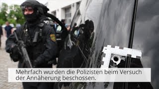 So bekam die Polizei die Lage in Königsbrück unter Kontrolle [upl. by Aihgn]