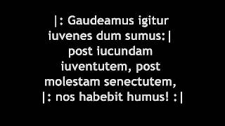 gaudeamus igitur [upl. by Goldie]