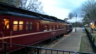 Texas state RR 300 Polar express 2009 in Palestine Tx © [upl. by Mota]