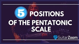 1 Easy Way To Find The 5 Positions Of The Pentatonic Scale  GuitarZoomcom [upl. by Iruahs]