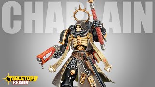 How To Paint a Space Marine Chaplain for Warhammer 40000 [upl. by Nike622]