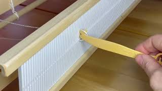 Rigid Heddle Loom Peg Warping  Part 1 [upl. by Gusta]