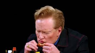 Conan OBrien Hot Ones  What gonna happen [upl. by Ahsinirt]