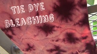 Tie Dye Bleaching ♥ DIY Fashion [upl. by Ihtraa]