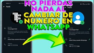 📱🔜📱Cómo Migrar Mi Cuenta De WhatsApp A Un Número Nuevo [upl. by Sandro582]