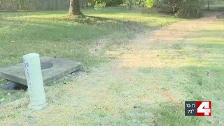 Florissant woman says utility company buried wire through her entire backyard without permission [upl. by Cathryn673]