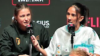 Katie Taylor vs Amanda Serrano 2 PRESS CONFERENCE HIGHLIGHTS [upl. by Charline]