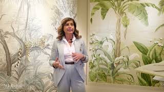 Salone del Mobile 2024  ART IN ROLLS  Roberta Datteri presenta i rivestimenti murali bespoke [upl. by Pammi]