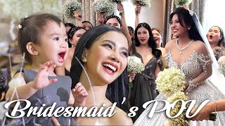 Bridesmaid’s POV  Cong and Viy Wedding [upl. by Nilyram]