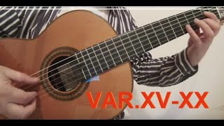 Ponce Variations XV  XX on Folia de España  Horst Klee Guitar [upl. by Krenn142]