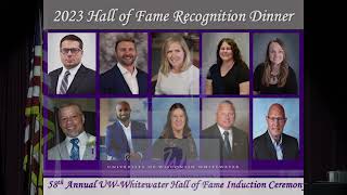 UWWTV Special quotUWWhitewater Warhawk Athletic Hall of Fame 2023quot [upl. by Pulchia]