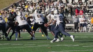 Towson Football Defeats NC AampT on Senior Day [upl. by Haimehen814]