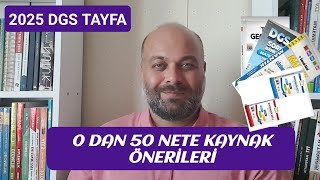 2025 DGS TAYFA 0 DAN 50 NETE KAYNAK ÖNERİLERİ SAYISAL MATEMATİK [upl. by Nooj711]