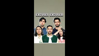 Excuses Excuses ft the cast of Campus Diaries  Harsh Beniwal  Saloni Gaur  MX Player  shorts [upl. by Noissap]