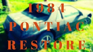 1984 Pontiac fiero restoration project Part 1 [upl. by Diraj944]