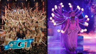 Mayyas WINNING Finals Dance and Live Reaction 🤩  AGT 2022 [upl. by Garber]