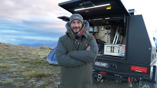 Car Camping In Freezing Rain Storm With Dog [upl. by Yancey]