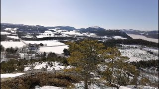 Small hiking trip up to a hill close to where I live to look at the view in Kolvereid city Norway [upl. by Montagna596]